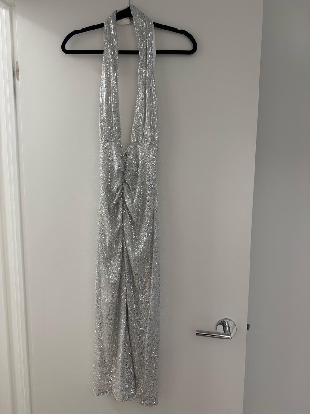 Lovers + Friends Silver Sequin Dress with Tag (Revolve)
